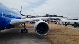 Farnborough Airshow Rundgang durch und um den Airbus A350 der ITA [upl. by Sheryl107]