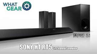 SONY  HT RT5  51 Channel Soundbar with Rear Speakers [upl. by Hilton716]