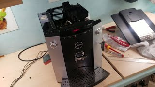 Jura F50 reinigen öffnen Kaffeeauslauf Impressa 👌😎 auseinanderbauen reinigen reparatur repair [upl. by Akiv]