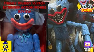 Poppy Playtime Huggy Wuggy 16 inch Action Figure Extended Review [upl. by Mraz]