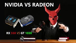 GT 1030 vs RX 550  📊¿Cuál es mejor [upl. by Esdras]