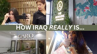 TRUTH ABOUT IRAQ Getting My Hair Done Eating at an Aesthetic cafe Shopping amp Going Out At Night [upl. by Yrot]