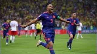 todos los goles de Colombia en el mundial 2018 narración caracol tv [upl. by Elleivad278]