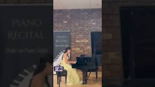 Rachmaninoff Moment Music No4  Roslyn Lee piano student of Cindy Lee [upl. by Ayokahs]