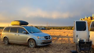 Minivan Camping in FREEZING Temperatures 🥶  Van Life Adventures [upl. by Stoat]