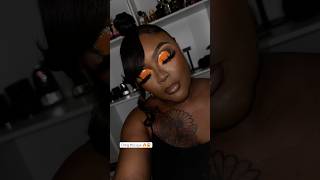 ORANGE EYE MAKEUP 🔥 [upl. by Groot]