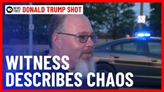 Man Who Spotted Trump Shooter Describes Chaotic Scene  10 News First [upl. by Etnuhs13]