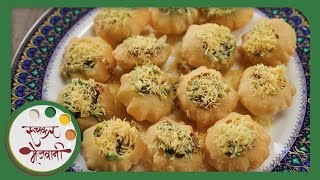 Ragda Puri  Mumbai Street Food Chaat  रगड़ा पुरी Recipe by Archana in Marathi  Easy amp Quick [upl. by Lilias]