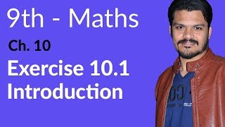 9th Class math Ch 10 Introduction Exercise 101 Matric Part 1 Math [upl. by Oiligriv]