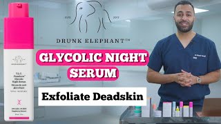 Transform Your Skin Overnight Drunk Elephants Framboos Glycolic Night Serum  Dr Somji Reviews [upl. by Ymeon]