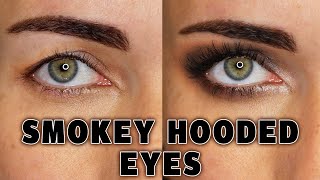 Smokey Eye Makeup Tutorial For Hooded Eyes [upl. by Lerret]