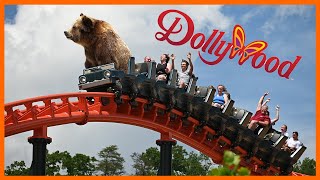 Finding The Big Bear At Dollywood  My First Visit As A Coaster Enthusiast [upl. by Ahsenyt]