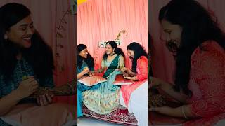 Mehendi vibe🥁🎉shorts trending minivlog mehendi wedding fun dance family sisterwedding yt [upl. by Erodavlas]