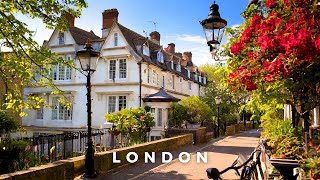 Relaxing London Streets in Spring  Swiss Cottage amp Hampstead  London Walking Tour 4K [upl. by Ettedranreb]