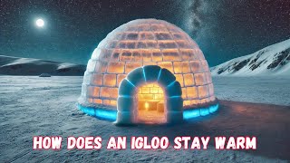 How does an igloo stay warm from the inside It is originally made of ice [upl. by Anaytat]