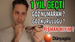 LAZER GÖZ AMELİYATI  İLASİK GÖZ AMELİYATIMDAN 1 YIL GEÇTİ [upl. by Notsew442]