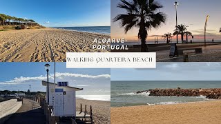 Walking on Quarteira Beach  Algarve  Portugal [upl. by Oecam]