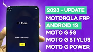 Motorola FRP BYPASS Android 13  Moto G 5GMoto G Stylus 5GMoto G Power Without Computer 2023 NEW [upl. by Sew]