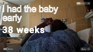 LABOR AND DELIVERY VLOG INDUCED AT 38 WEEKS [upl. by Lazar17]