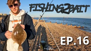 Shoreham Beach Sea Fishing UK  FLAT FISH FRENZY  A Hiltz loves the PLAICE [upl. by Yssep]