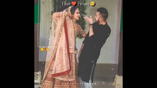 Bhai Behan song status 💗😍 trending WhatsApp status 🩷🌷 Hindi ringtone✌️❣️ trending bhai viralsong [upl. by Kira]