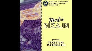 Tekstilni materijali Modni dizajn radovi studenata 2021 god [upl. by Neeli]