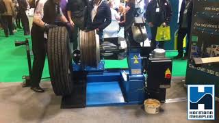 352 Tyre Changer Demo  The CV Show 2018 [upl. by Ahsaz]