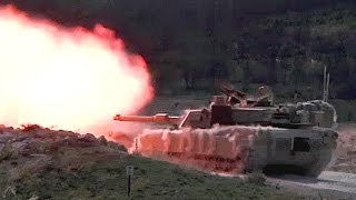 M1 Abrams In Action [upl. by Aikemot]