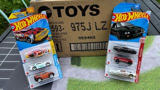 Lamley Unboxing Hot Wheels 2024 J Case with Target Red Editions [upl. by Dragon]