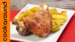 Maialino arrosto con patate  Ricette secondi piatti [upl. by Yessej]