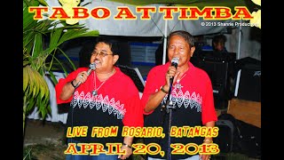 Tabo at Timba live from Rosario Batangas [upl. by Anderea733]