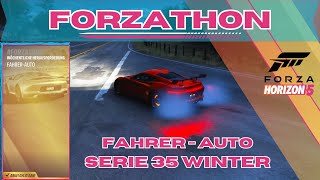 Forza Horizon 5 FORZATHON FAHRER  AUTO  Serie 35 Winter [upl. by Ylurt15]