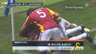 King Milan BarosGalatasaray 20082013 [upl. by Omrelliug]