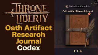 Oath Artifact Research Journal Codex Throne and Liberty Near Watchers Post [upl. by Olimac498]