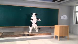 魔人社蒙牛雲端牧場牛老師人偶製作2014 mostudio animatronic cow suit httpwwwmostudiocomtw [upl. by Nimaynib]