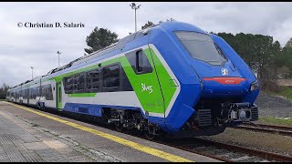 Trenitalia  HTR412039 in arrivo a Macomer [upl. by Noelopan]