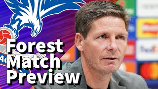 Nottingham Forest v Crystal Palace Match Preview cpfc crystalpalace [upl. by Liban]