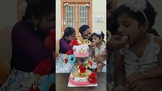 😍எங்கள் திருமண நாளில் ரீத்தா செய்த Heart Spacer Theme Cake❤️ [upl. by Sordnaxela]