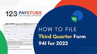 How To File IRS Form 941  Simple stepbystep Instructions [upl. by Hedvah]