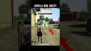 Kapella Character Ability After Update 🔥 Free Fire Kapella Character Ability Test srikantaff [upl. by Niran655]