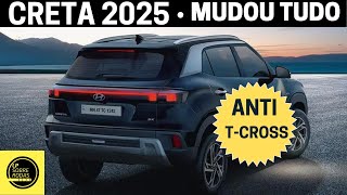 NOVO HYUNDAI CRETA 2025  AGORA MAIS BONITO E TECNOLÓGICO [upl. by Dyer]