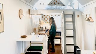 MODERN TINY HOUSE TOUR Minimalist Living [upl. by Dat]