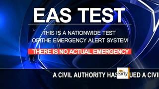 Emergency Alert System to undergo first test [upl. by Lina]