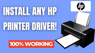 Download amp Install Any HP Printer Drivers 2023  HP Printer Software Installation Guide [upl. by Boiney]