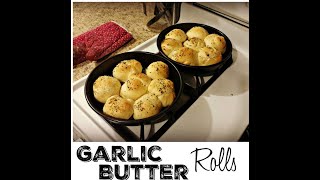 Garlic Butter Rolls  Bread Machine Recipe [upl. by Ecnerrat]