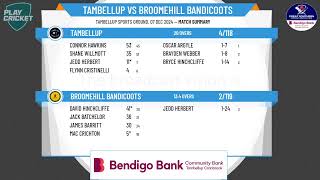 Tambellup v Broomehill [upl. by Ettennaj682]