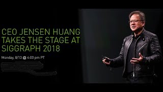 Nvidias Siggraph Keynote Live Stream [upl. by Duffie190]