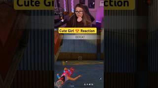 Cute Girl Reaction On My Gamplay 🤡 freefire shorts gaming cutegirlrection [upl. by Lasiaf]