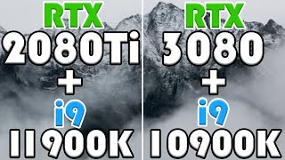 RTX 2080 Ti  i9 11900K vs RTX 3080  i9 10900K  TEST IN 10 GAMES [upl. by Nolan]