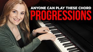 Beautiful amp Easy Chord Progressions For Piano Beginners [upl. by Halle178]